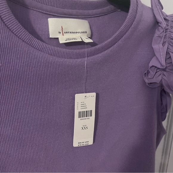 Purple Ruffle Top - Picture 2 of 3